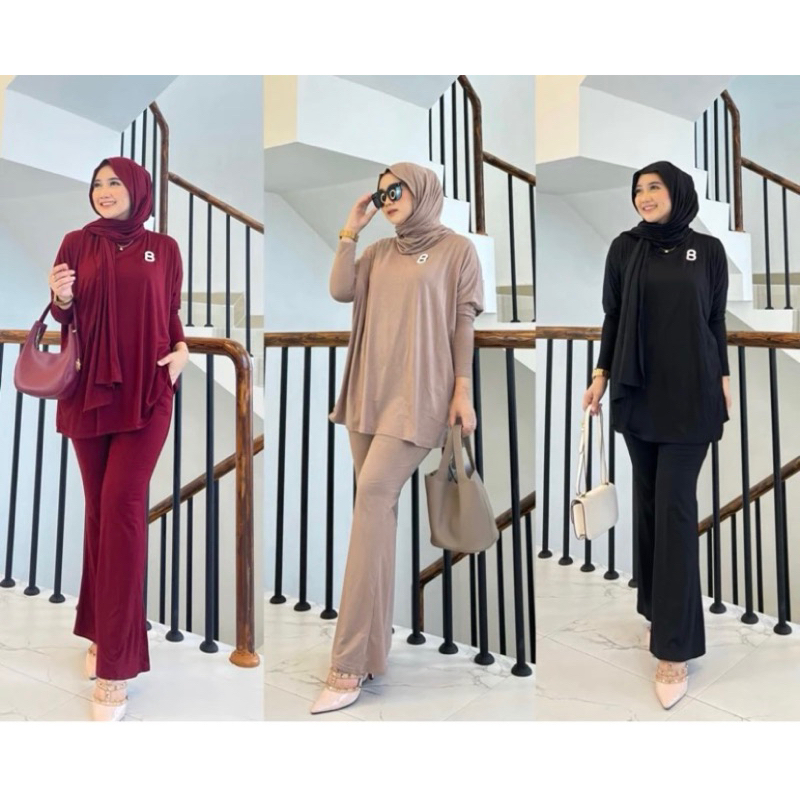 Jual ONE SET CUTBRAY SYAFA FREE HIJAB ( PASMINA) JERSEY PREMIUM LD 120 ...