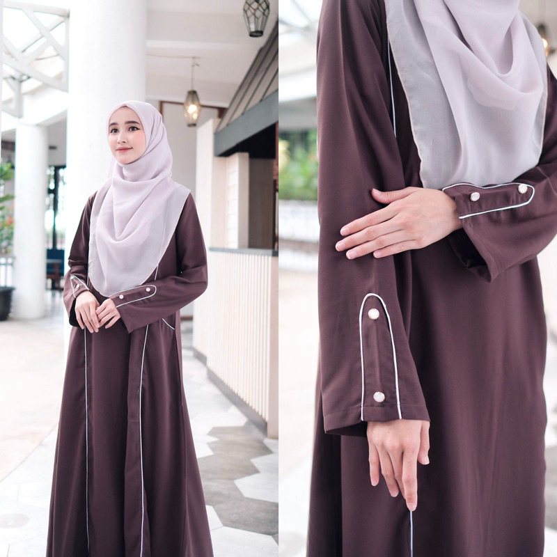 Jual ZETTA ABAYA by SABRINA - GAMIS WANITA MUSLIM MODEL ABAYA