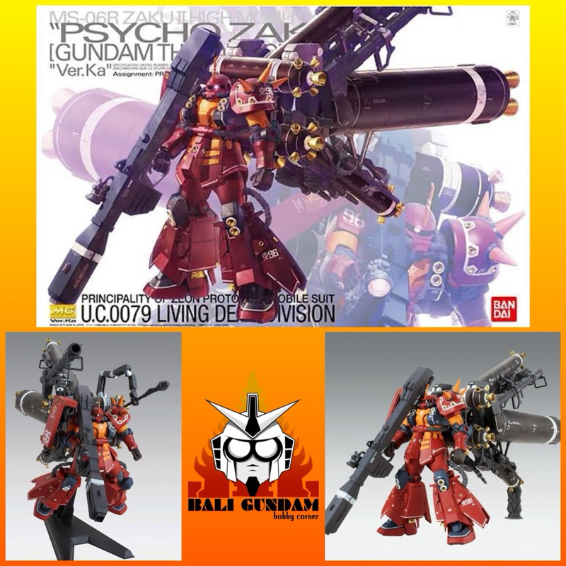 Jual MG 1/100 MS-06R ZAKU II HIGH MOBILITY TYPE PSYCHO ZAKU GUNDAM ...