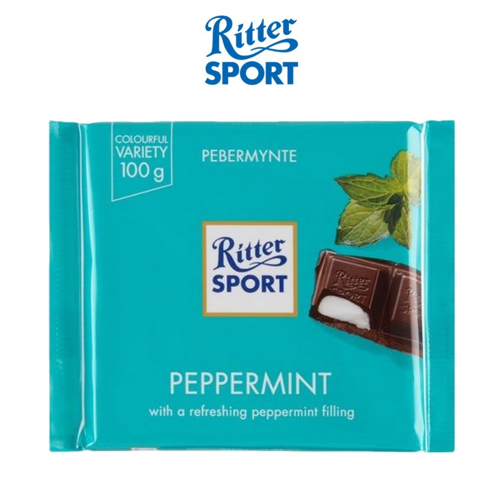 Jual Ritter Sport Peppermint Chocolate Original Coklat | Shopee Indonesia