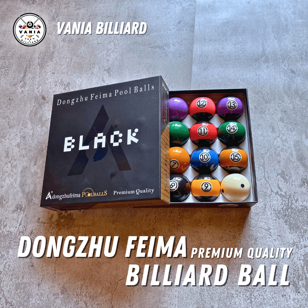 最終値下げ　Dongzhu Feima BLACK ビリヤードボール Jual Bola Billiard Dongzhu Feima Black | BOLA BILLIARD 9FEET
