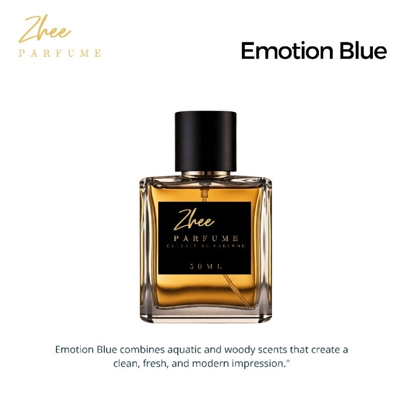 Jual EMOTION BLUE - EXTRAIT DE PRFUME - BY ZHEE PARFUME | Shopee Indonesia
