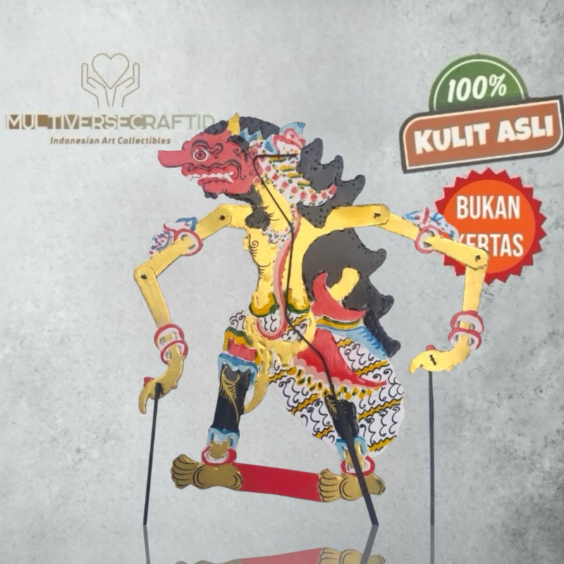 Jual MULTIVERSECRAFTID Miniatur Wayang Kulit Mainan Khas Jogja RAJAMALA ...