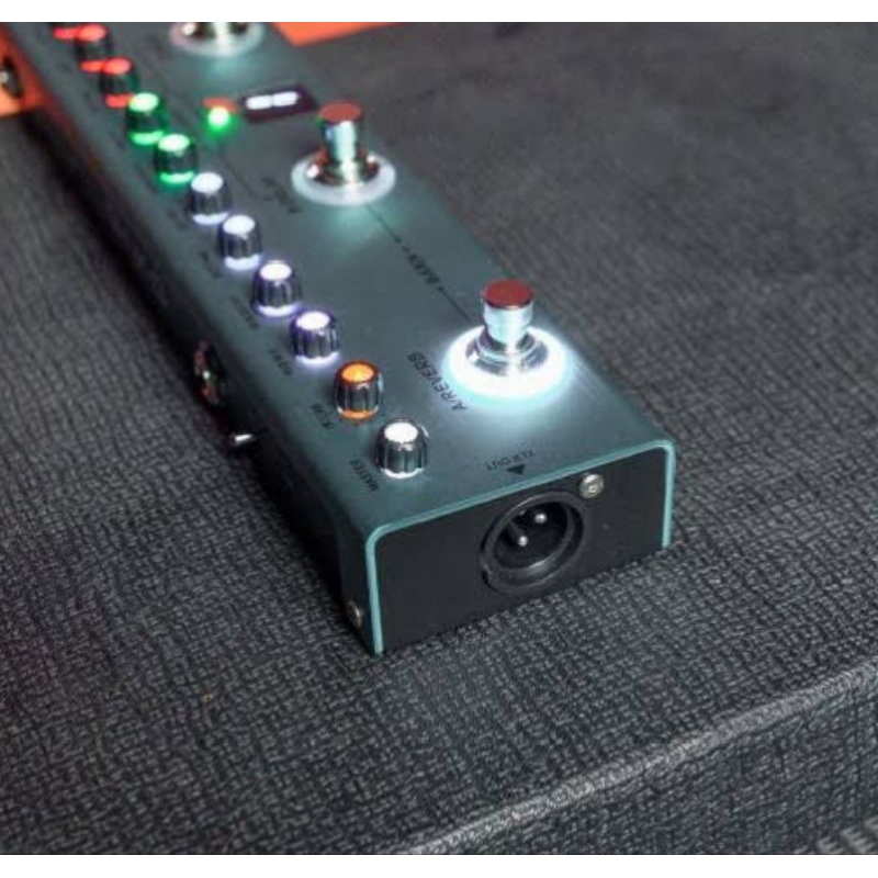 Pédale Multi-effets Pour Guitare M-VAVE - 80 Préréglages, Batterie Intégrée - Contrôle Par Appli
