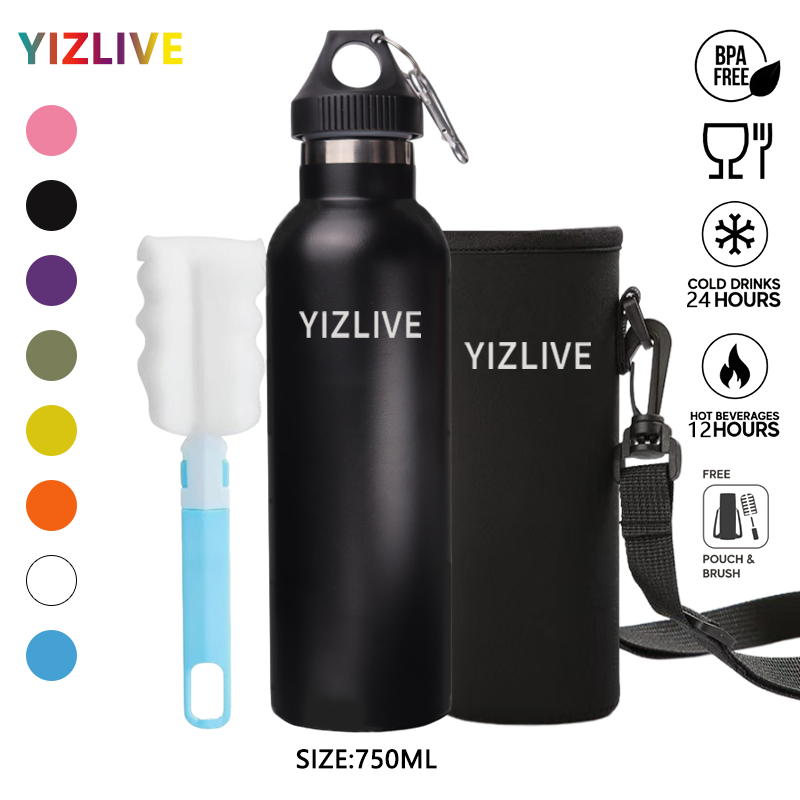 Jual YIZLIVE Botol Minum 750ml/1000ml 304 tumbler stainless tumbler ...
