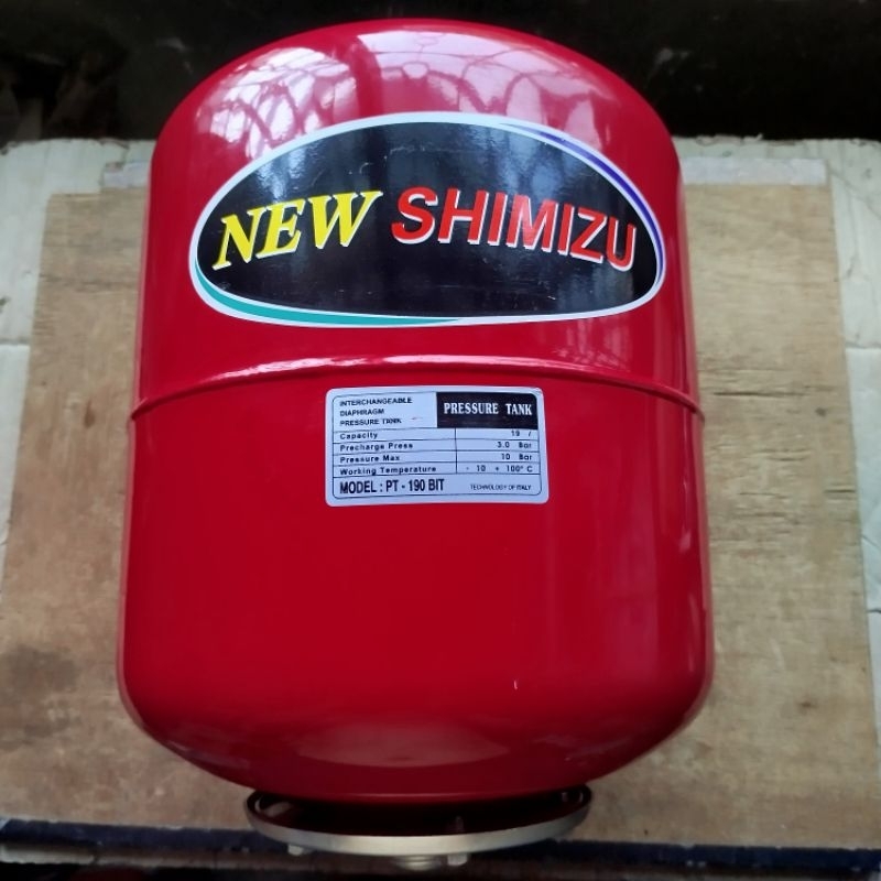Jual Tangki / Tabung Merah Pompa Air 19 Liter SHIMIZU Original | Shopee ...