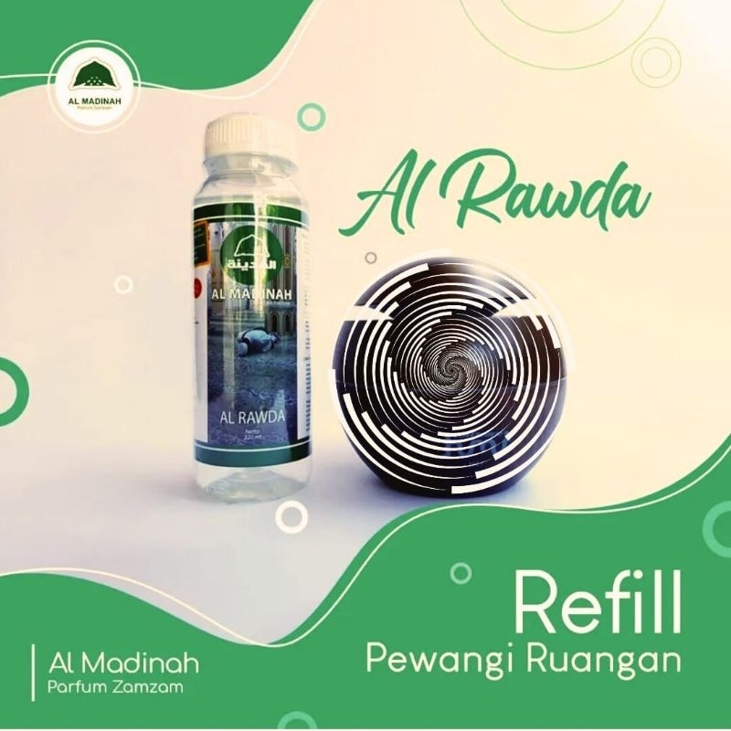 Jual Al RAUDAH Refil ( Pengharum Ruangan,Aroma terapi,Taman Surga ...