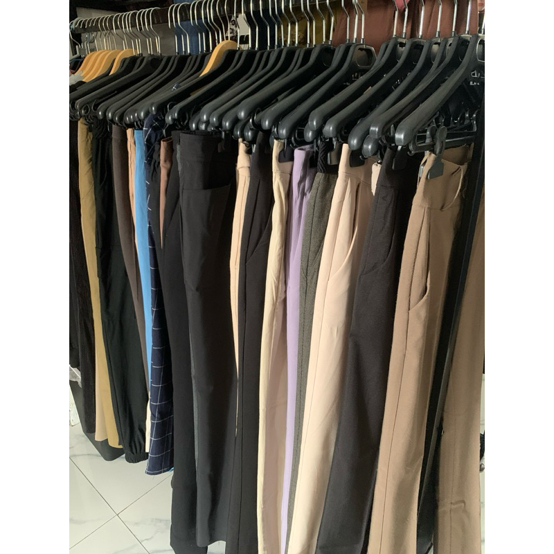 Jual CELANA KANTOR formal/semi formal thrift berkualitas | Shopee Indonesia