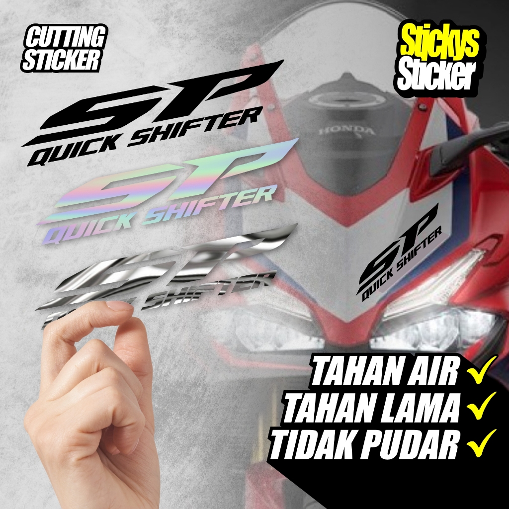 Jual Sticker logo QUICK SHIFTER cutting sticker QUICK SHIFTER 6 pilihan ...