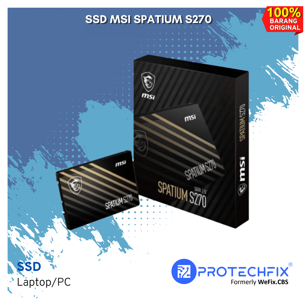 Jual SSD MSI SPATIUM S270 480GB 960GB SSD SATA III 2.5