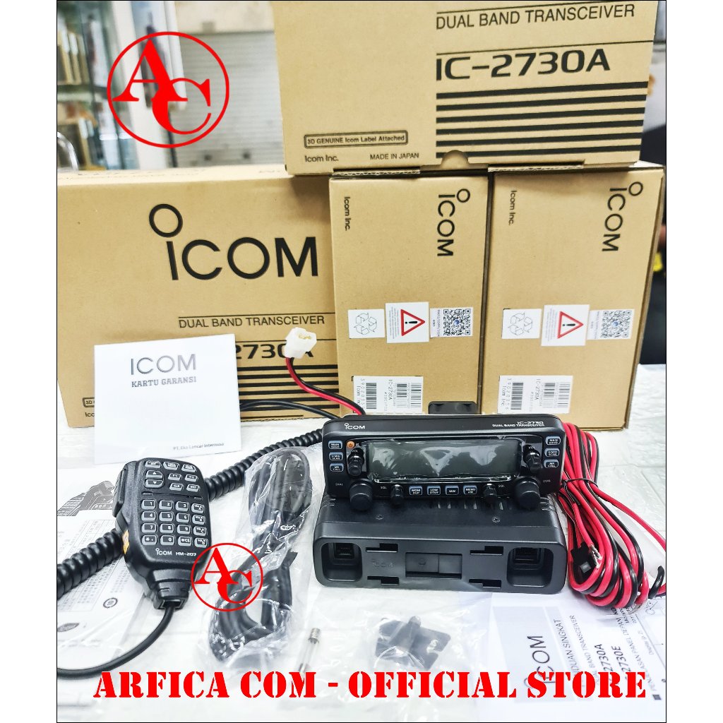 Jual Icom IC 2730A Radio Rig DualBand Icom Rig 2730A Original Garansi ...