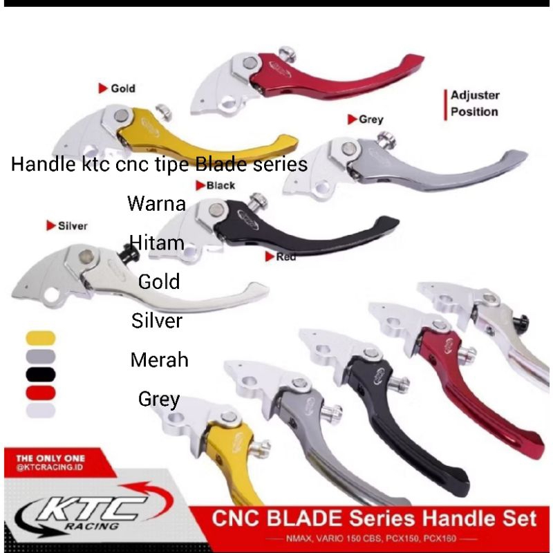 Jual handle stelan ktc racing new tipe Blade series Vario 125 Vario 150 ...