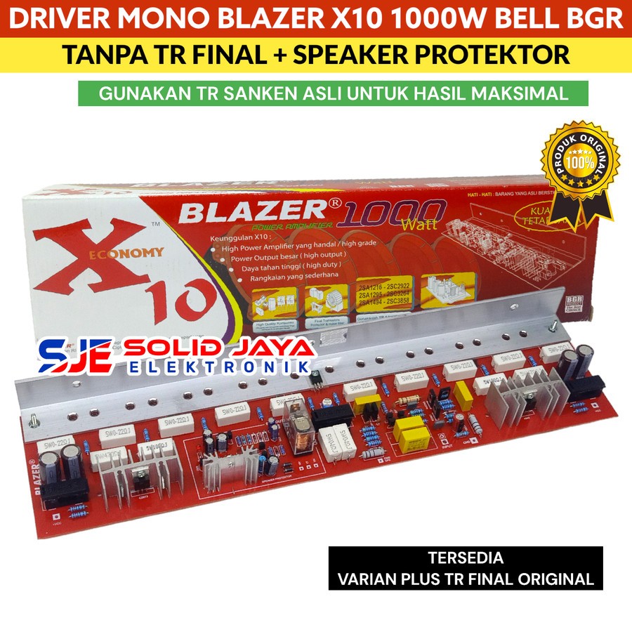 Jual KIT DRIER POWER BLAZER 1000W X10 MONO TANPA TR FINAL BLAZER 1000