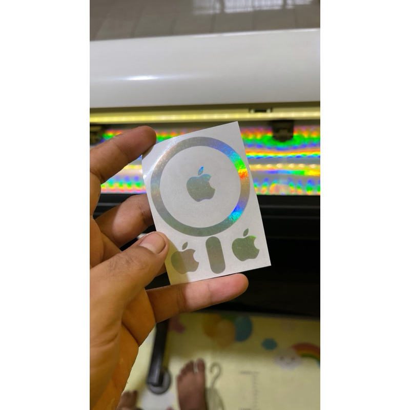 Jual Stiker Cutting Iphone Charger Wirelless Hologram | Shopee Indonesia