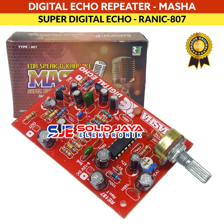 Jual KIT SUPER DIGITAL ECHO REPEATER MASHA PRE AMP MIC MASHA MIK ...