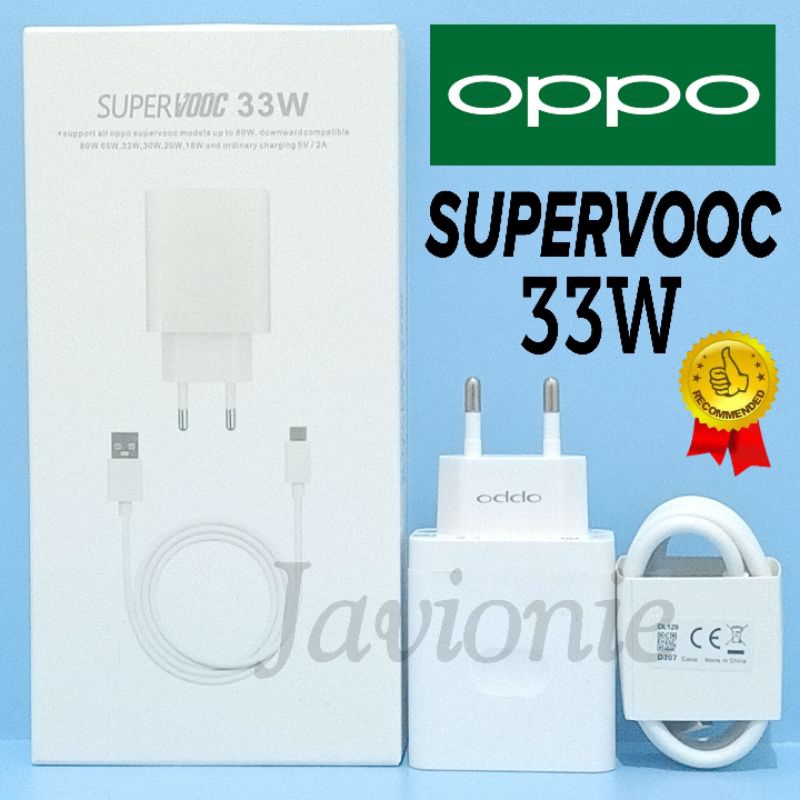 Jual Charger Casan OPPO SUPER VOOC 33W Reno 7 7z 8 8z 8T A38 A57 A58 ...