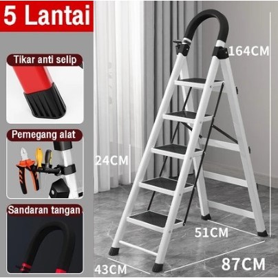 Jual ( GARANSI 12 BULAN ) TANGGA 2/3/4/5/6/7/8 STEP RUMAH LIPAT TANGGA