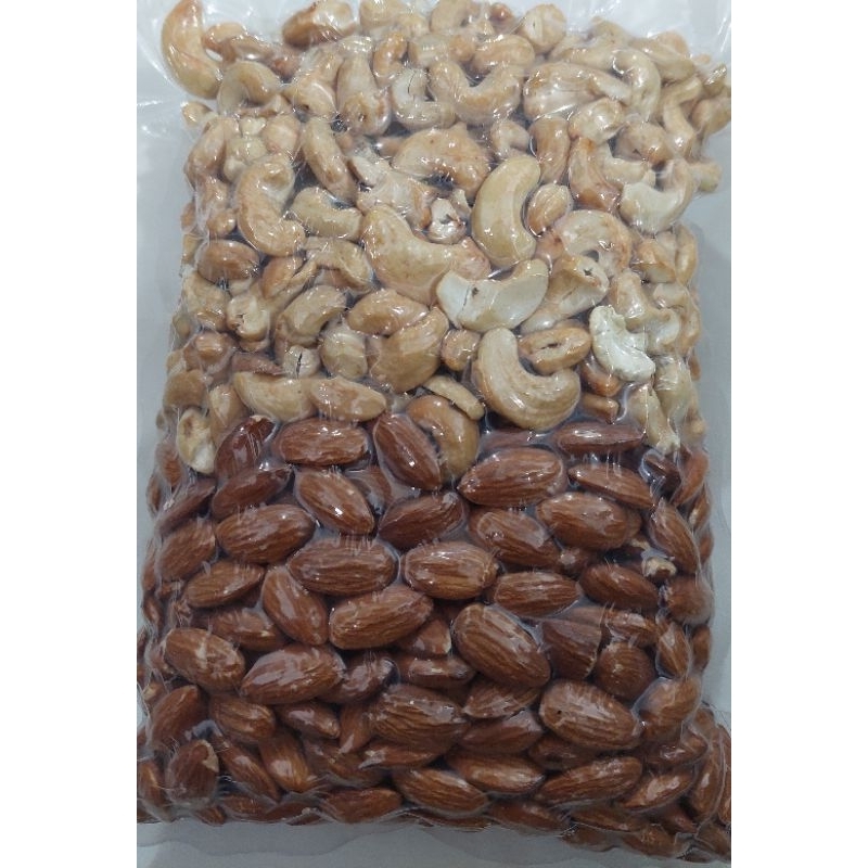 Jual Mix Mede Dan Almond Roasted Kemasan 1kg | Shopee Indonesia