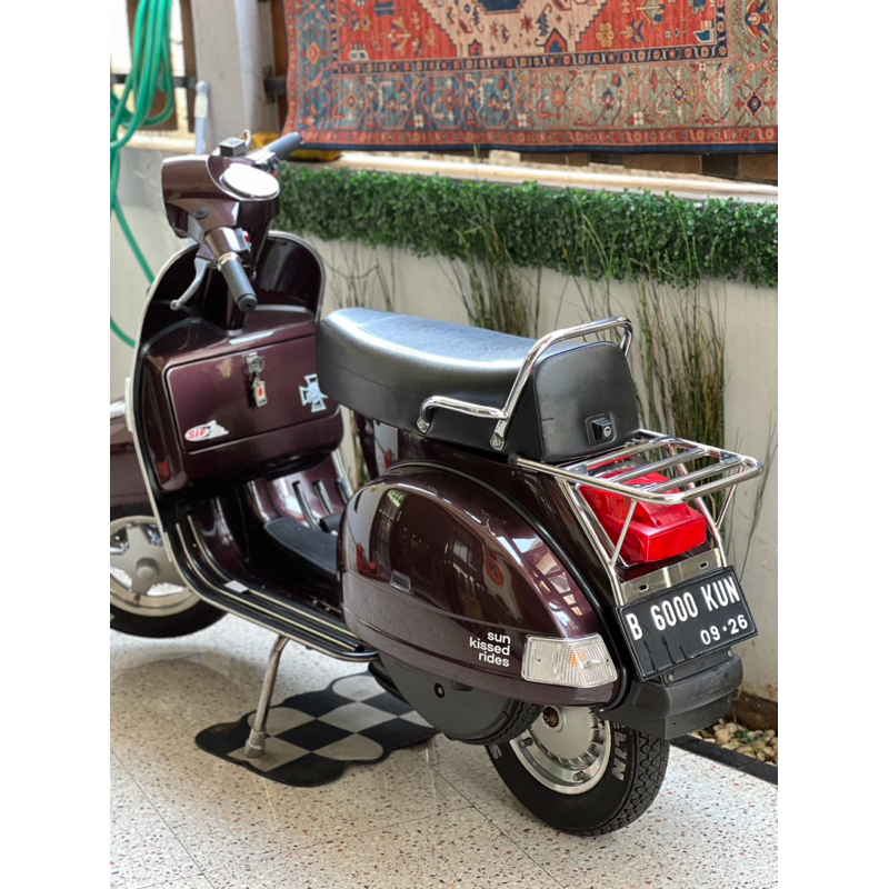 Jual backrack vespa excel exclusive px ps strada model portador