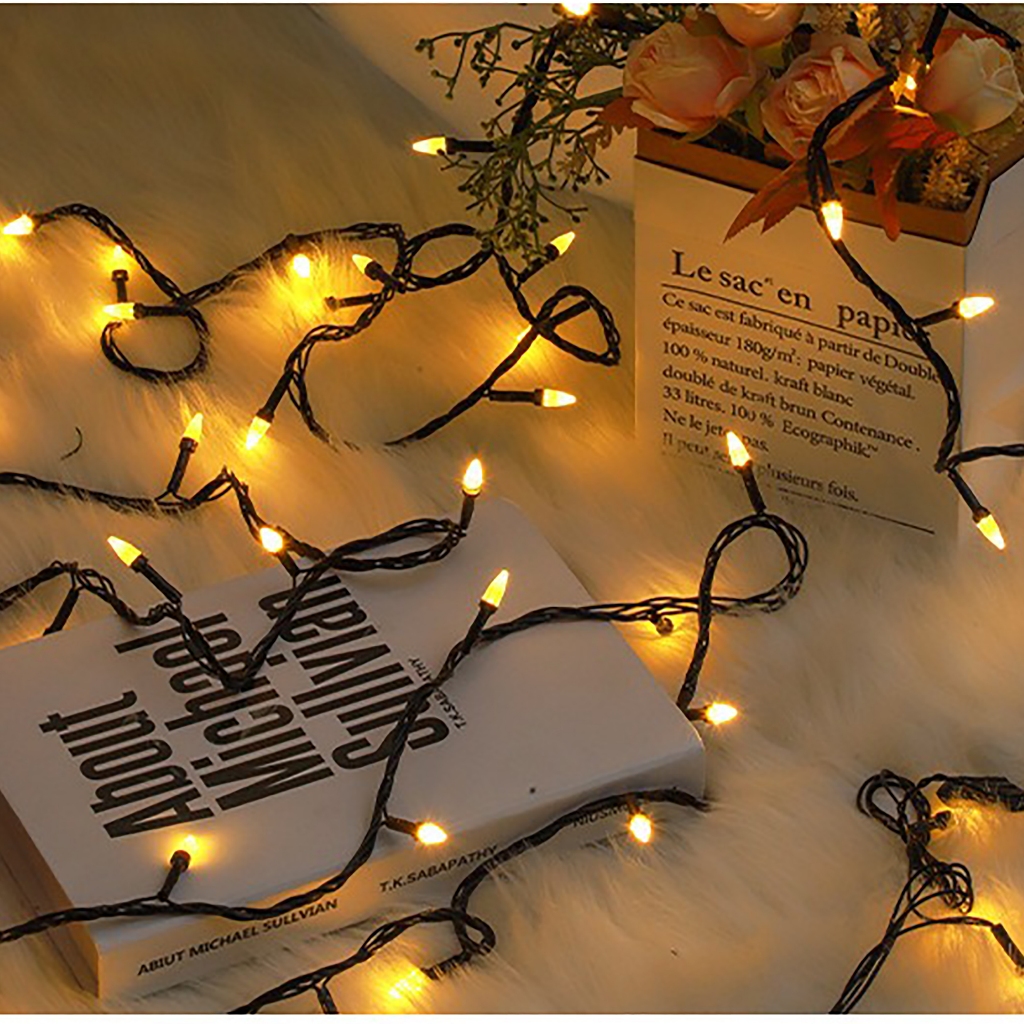 Jual Lampu Hias Tumblr LED 10M 100LED Waterproof | Warm White Kuning ...