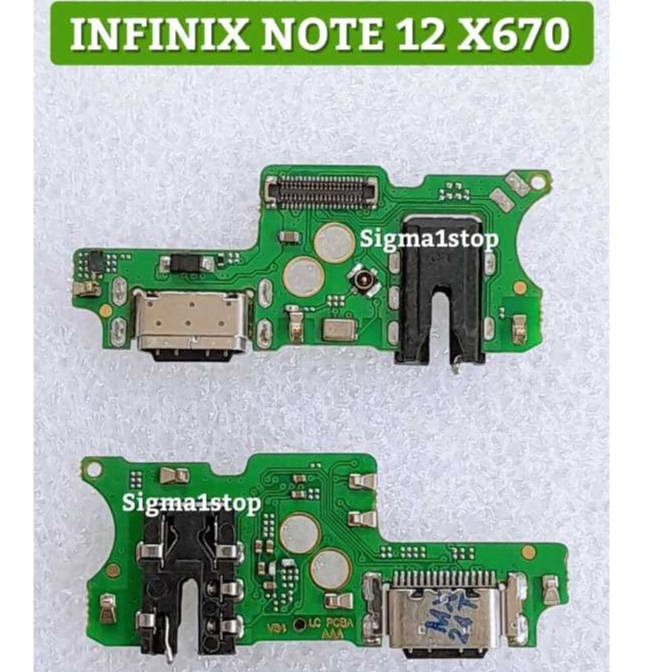Jual INFINIX NOTE 12 X670 CONNECTOR CHARGE PLUG IN PCB BOARD PAPAN ...