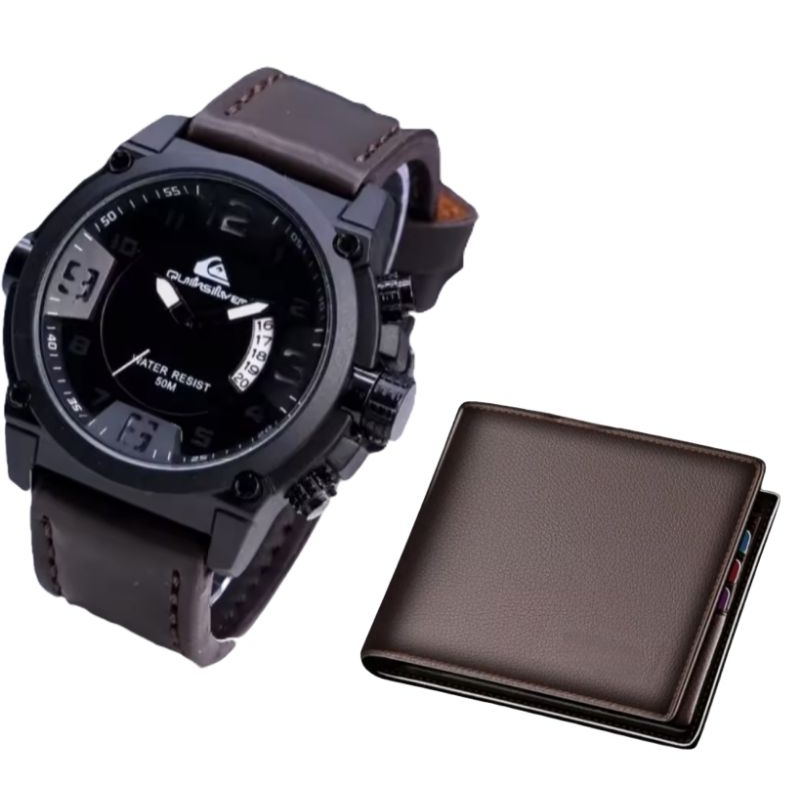 Jual Terbaru Jam Tangan Pria Quiksilver Tanggal Bonus Dompet Dan