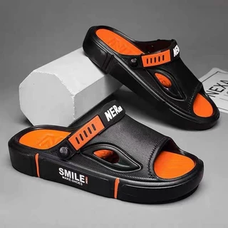 sandal pria keren sendal pria karet sandal pria karet empuk sandal pria murah Tebal dasar anti-selip