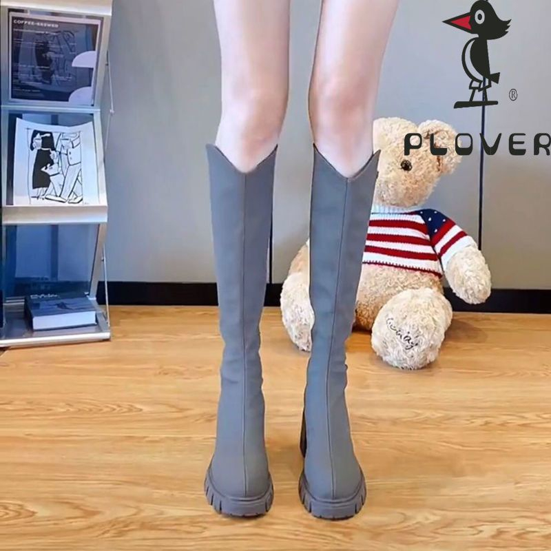 Jual Women's tall and thin boots, thin and thin long boots, small ...
