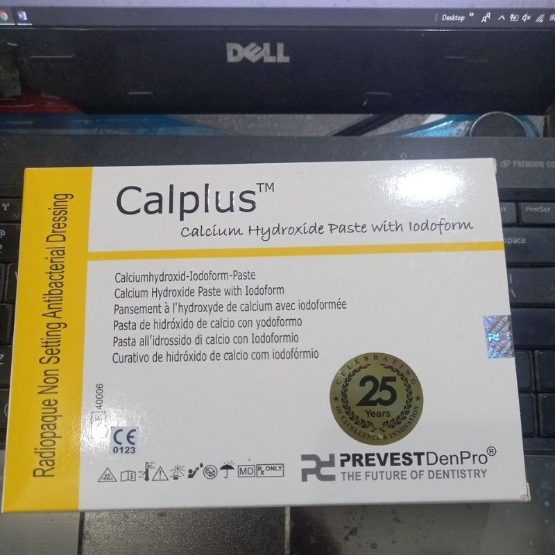 Jual Calcium Hydroxide paste CALPLUS with iodoform prevest denpro isi 2 ...