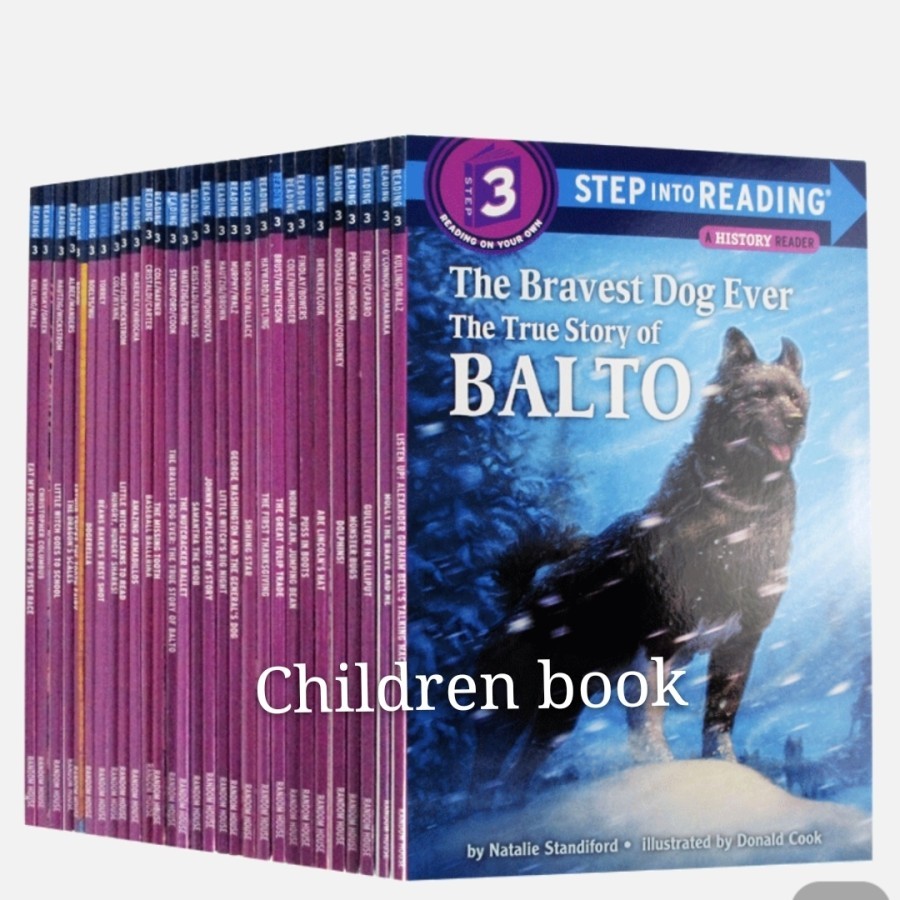Jual Random house Step Into Reading level 3 ,30 books | Shopee Indonesia
