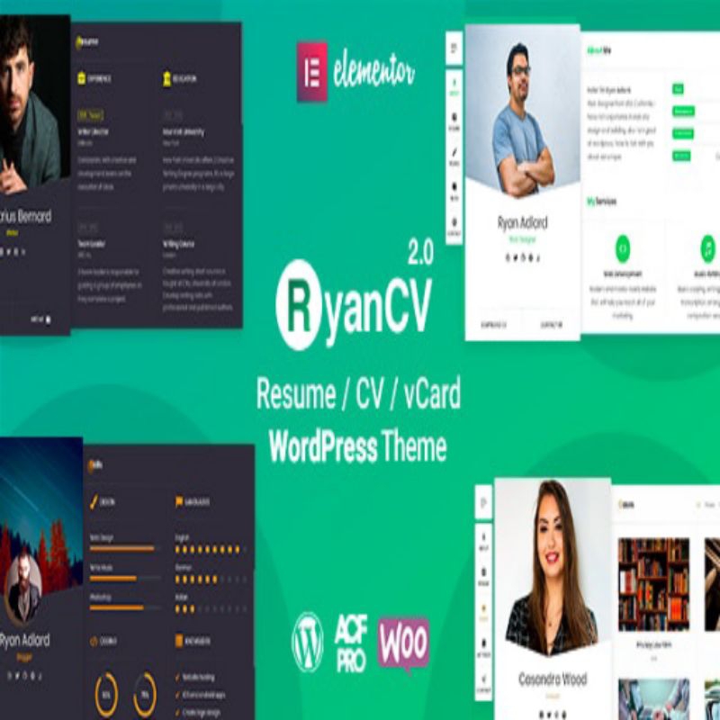 Jual RyanCV - Best CV Resume WordPress | Shopee Indonesia