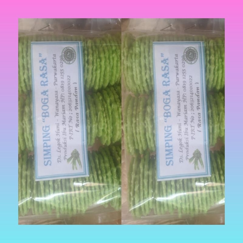 Jual 1 Bks Simping rasa pandan tapioka panggang | Simping bakar manis ...