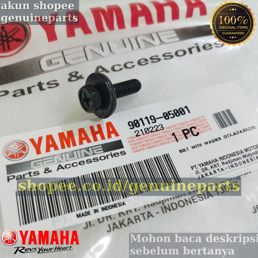 Jual No Baut Per Kopling Yamaha Alfa Original Asli Yamaha Shopee Indonesia