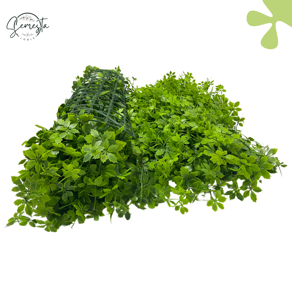 Jual Tanaman Rumput Dinding Rambat Artificial 40 x 60 CM Daun Hijau ...