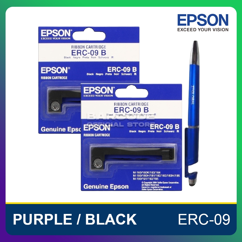 Jual Epson ERC09 Catridge ERC-09 Tinta Printer Kasir Dot Matrix Hitam ...