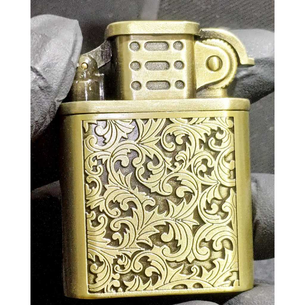 Jual korek api Gas Butane material metal motif grapir-model api laser ...