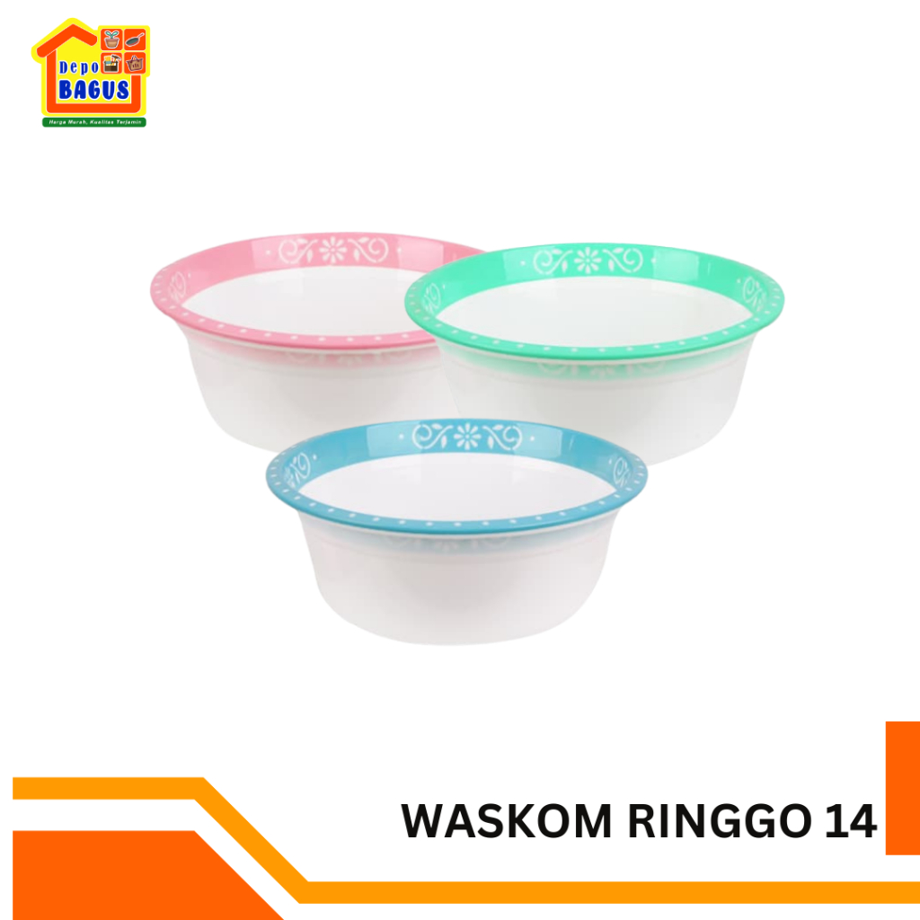Jual Waskom Ringgo 14 Waskom Plastik Waskom Serbaguna | Shopee Indonesia