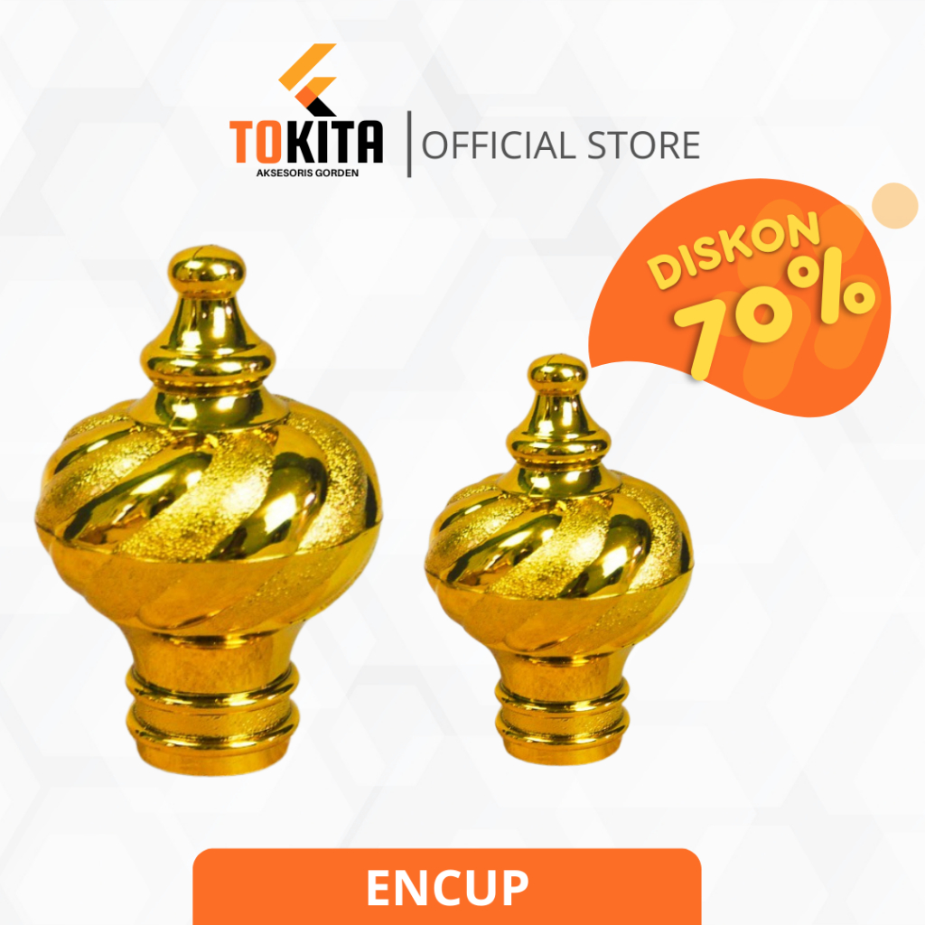 Jual [TOKITA] ENCUP / TUTUP TIANG GORDEN/MAHKOTA BESI GORDENG PRINCES ...