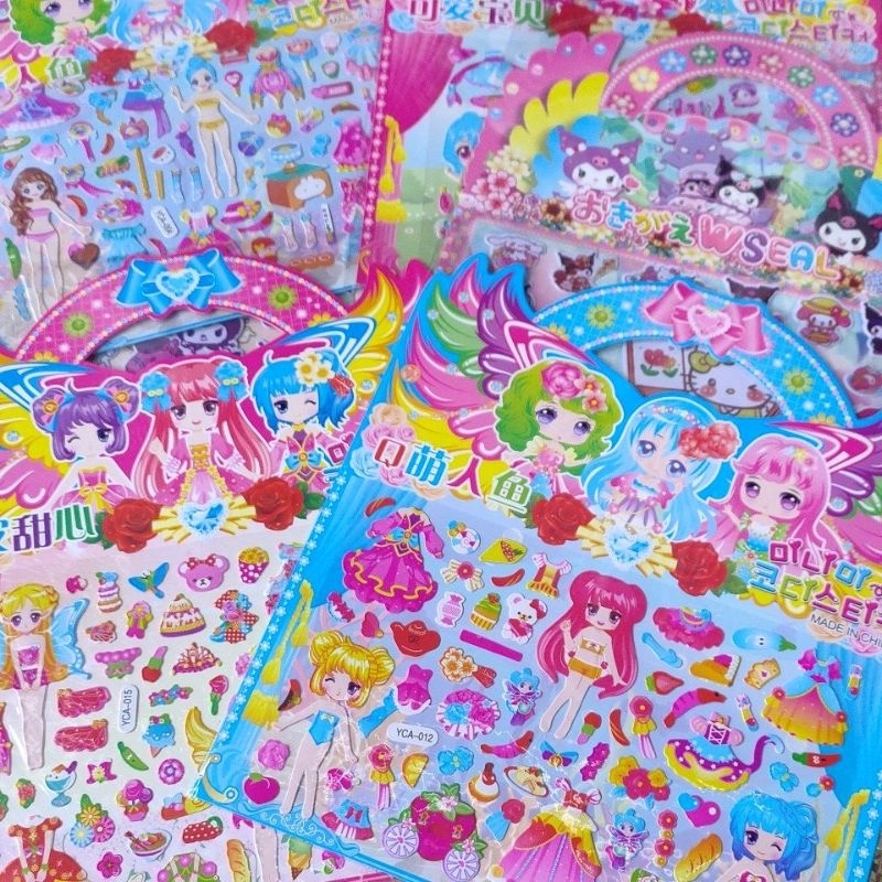 Jual sticker bp jumbo / stiker timbul tempel karakter lucu murah ...