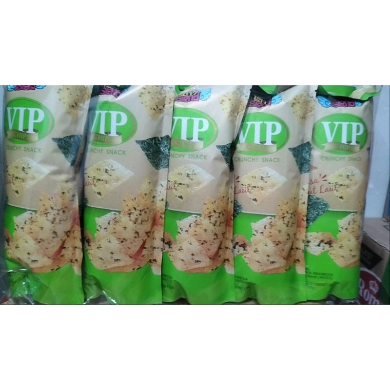 Jual SNACK VIP CHIPS UKURAN 28 gr BERBAGAI VARIAN RASA DAN HARGA SATUAN ...