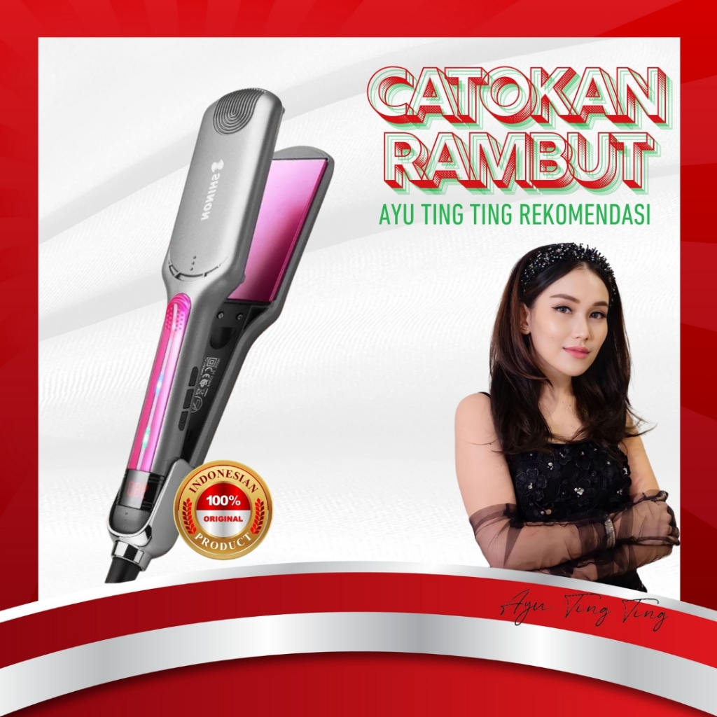 Jual Pelurus Rambut 2 in 1 Pelurus Penghalus Ionik dan Pengeriting ...