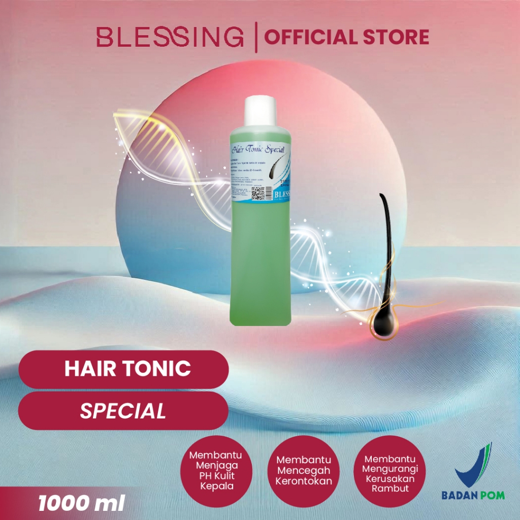 Jual BLESSING Hair Tonic Special / Green 1 Liter | Merangsang ...
