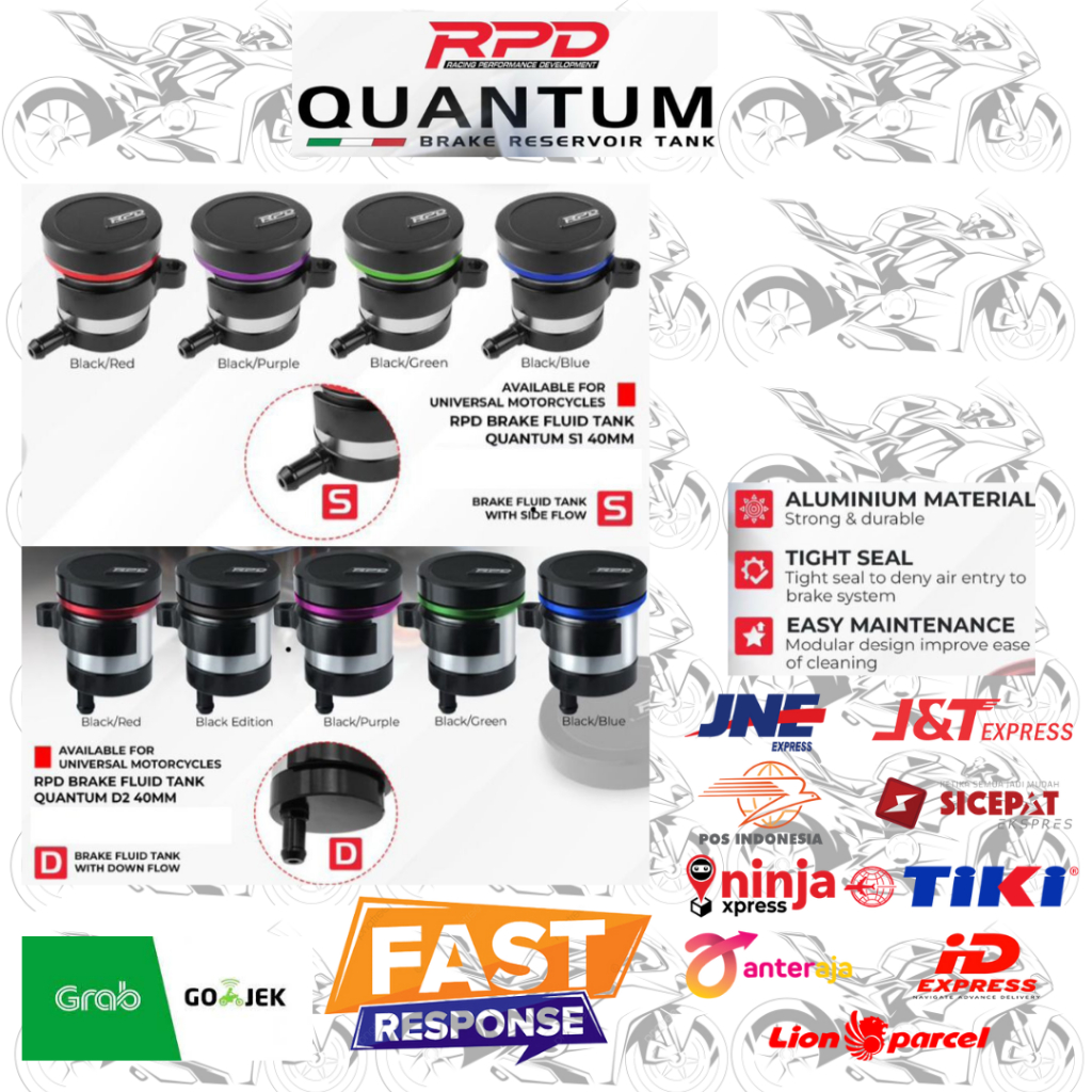 Jual Tabung Minyak Master Rem Besar RPD Brake Fluid Tank Universal ...