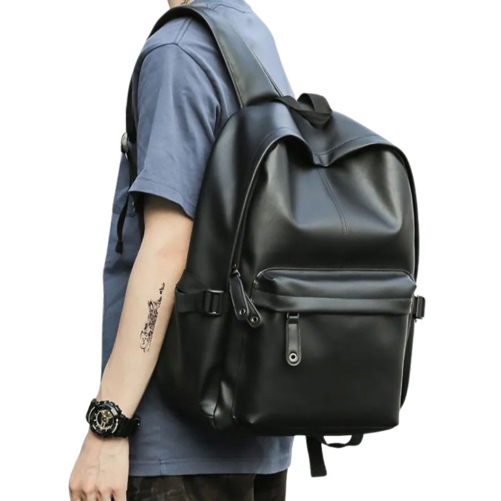 Jual Ransel Besar Kulit Ransel Tas Sekolah Bahu untuk Remaja Unisex ...