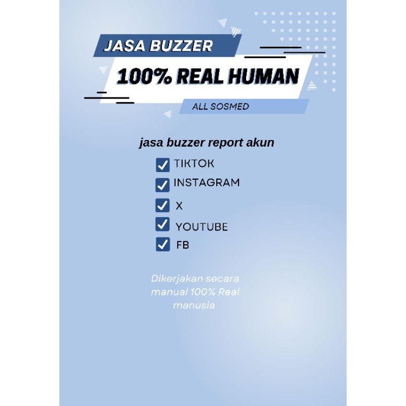 Jual Jasa_buzzer,report,akun,ig,tiktok,fb,tweet | Shopee Indonesia
