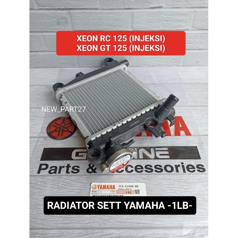 Jual Radiator set/Assy (1LB) Yamaha Xeon Rc 125 injeksi/Xeon GT 125 ...