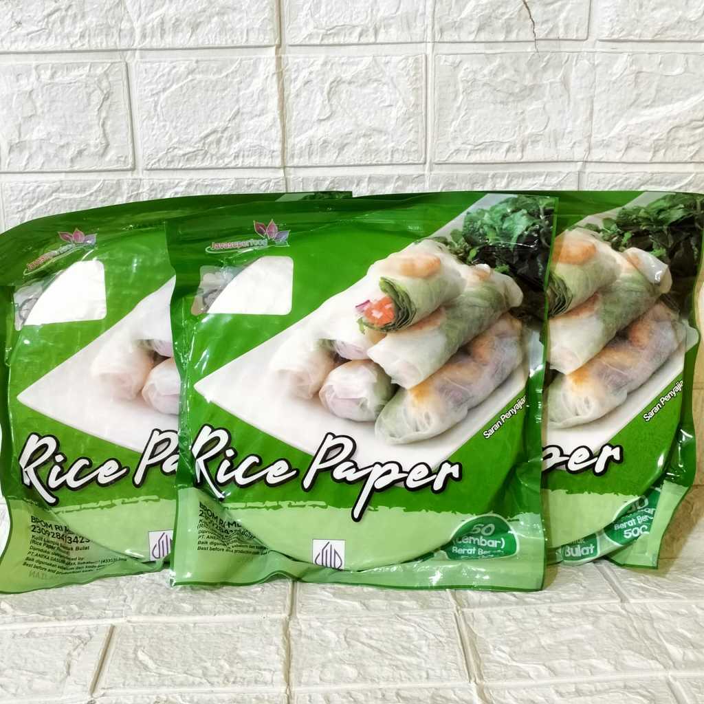 Jual Javasuperfood JSF Rice Paper 500gr 50 lembar Free Bubble Wrap dan ...