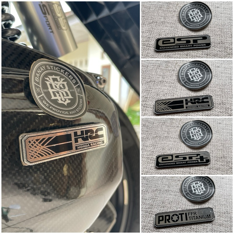 Jual EMBLEM FILTER HONDA ESP HRC PROTI AKRILIK | Shopee Indonesia