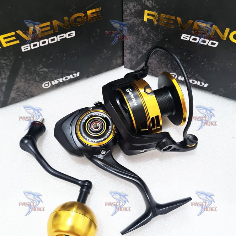 Jual Reel Pancing Iroly Revenge sw 6000 MAX DRAG 16 KG | Shopee Indonesia