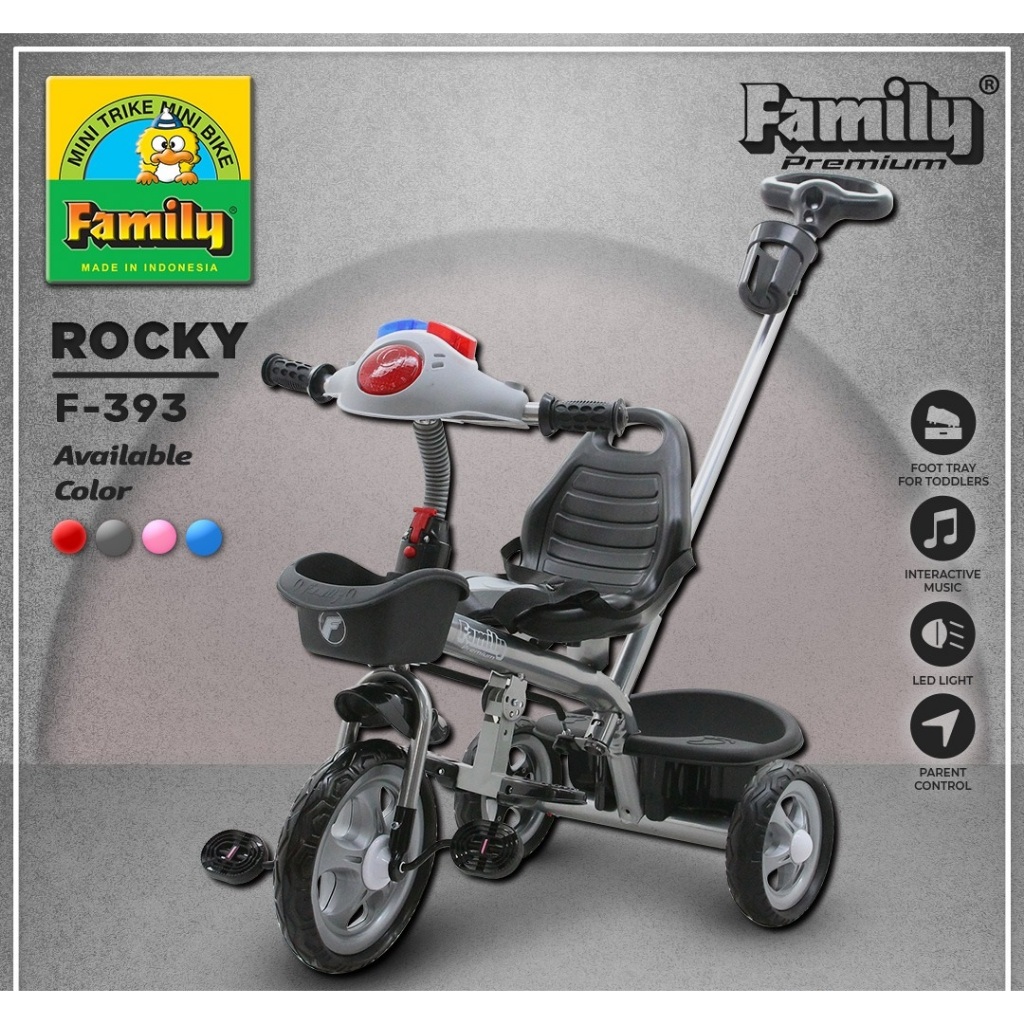 Tricycle Triciclo R IBW Sepeda R3 Tricycle FAMILY F-760 TRAVIS